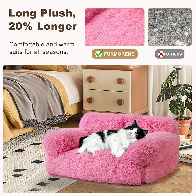 Large Cat Beds for Indoor Cats, Dog Couch Bed, Cute Cat Couch Sofas for Less - Image 4