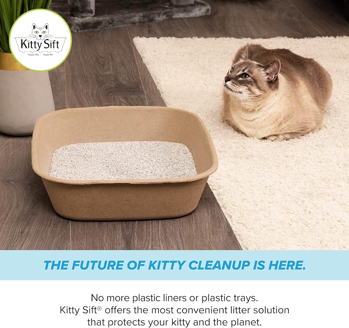 Kitty Sift Disposable Cat Litter Box Jumbo, Durable and Portable - Image 13