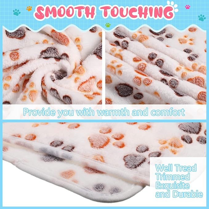 Tatuo 4 Pcs Dog Blanket for Pet Cat Blankets Indoor Puppy Teething Stuff Toys - Image 3