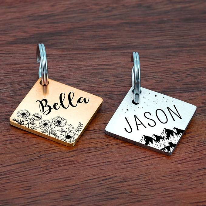 Ultra Joys Stainless Steel Custom Dog & Cat Tags - Image 2