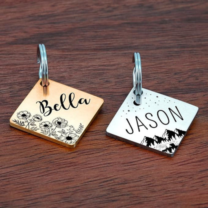 Ultra Joys Stainless Steel Custom Dog & Cat Tags - Image 2