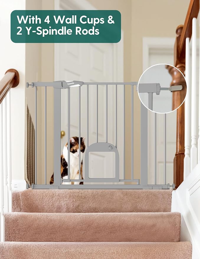 Babelio 36" Tall Upgraded Baby Gate - Image 5