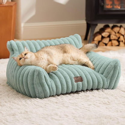 Bedsure ComfyFleece™ Cute Cat Couch by BEDSURE