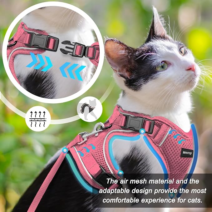 Cat Harness, Cat Harness and Leash Set, Soft and Breathable Vest - Image 2