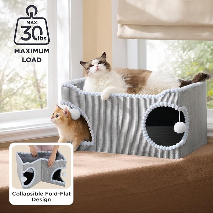 Bedsure Large Cat Beds for Indoor Cats - Image 4