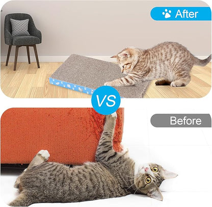 5 Packs in 1 Cat Scratch Pad, Cat Scratcher Cardboard, Reversible, Durable - Image 6