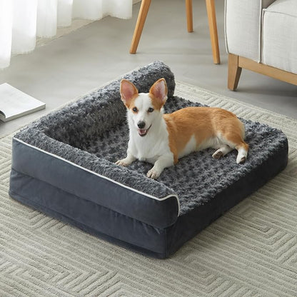 BFPETHOME Orthopedic Dog Beds for Large Dogs-Waterproof Sofa Dog Bed by BFPETHOME