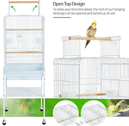 Yaheetech Play Open Top Parrot Bird Cages - Image 5
