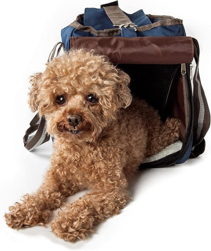 Pet Life ® Dual-Pocketed Fashion Airline Approved Pet Carrier - Image 3