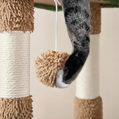 Yaheetech Cactus Cat Tree, 42in Cat Tower - Image 6