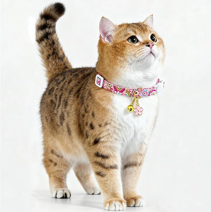 2 Pack Cotton Breakaway Cat Collars Set - Image 5