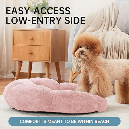 OhGeni 24 inches Calming Donut Dog & Cat Bed - Image 2