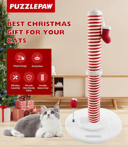 Christmas Cat Scratching Post, Christmas Cat Scratcher - Image 8