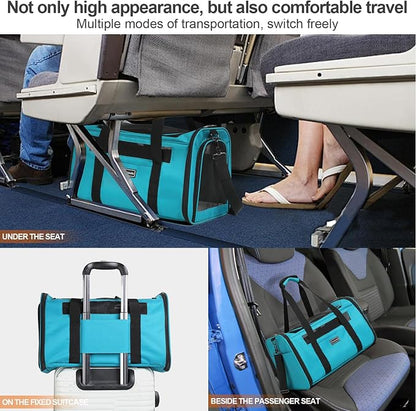 Airline Approved Dog Carrier. Cat Soft-Sided Carriers, Small Dog Travel Carriers - Image 5