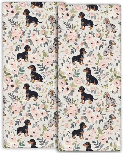 Cute Dachshund Hand Towels by amepay