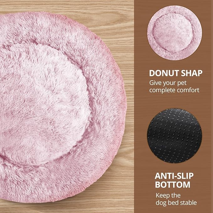 JOLLYVOGUE Calming Small Dog & Cat Bed - Image 3