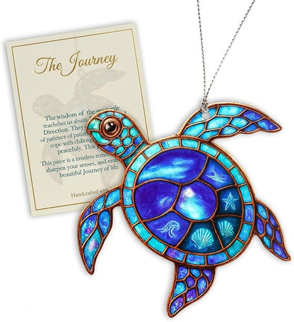 Sea Turtle Gifts for Women, Gifts for Turtle Lovers Ocean Inspired Ornament by NELXI