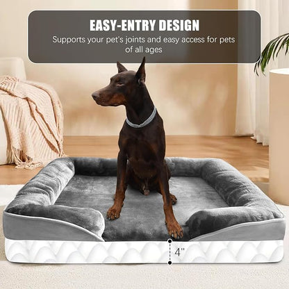 Orthopedic Dog Bed with Sides - Image 5