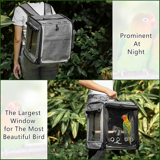 Suertree Bird Carrier with Seat Belt - Image 5