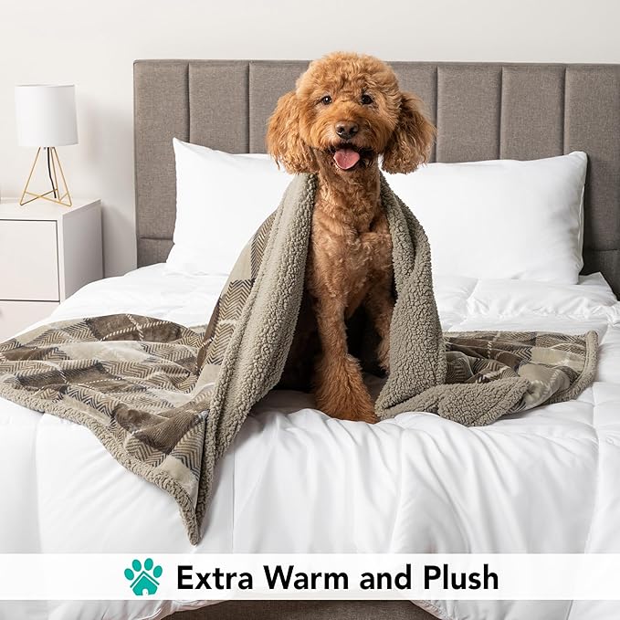 PetAmi Dog Blanket for Bed, XL Pet Blanket Large Dogs, Fleece Furniture Couch - Image 4