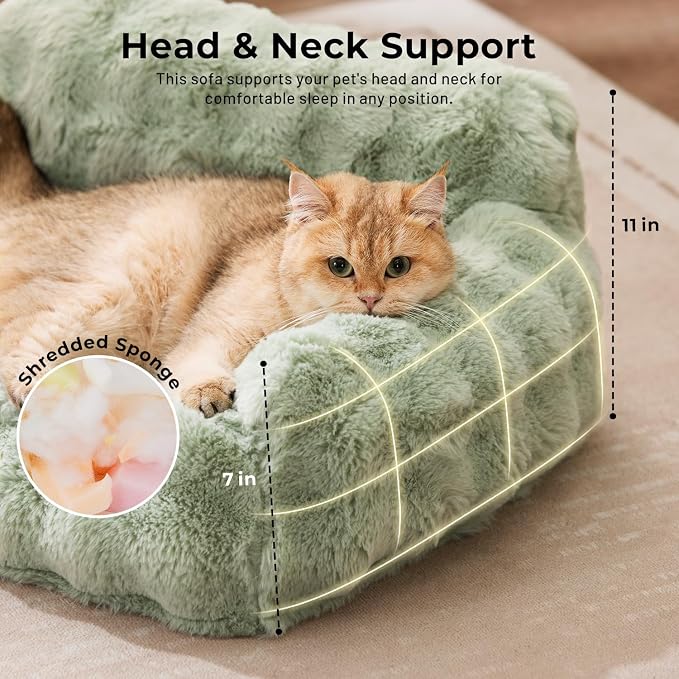 Small Dog Sofa - Orthopedic Cat Sofa Bed - Image 3