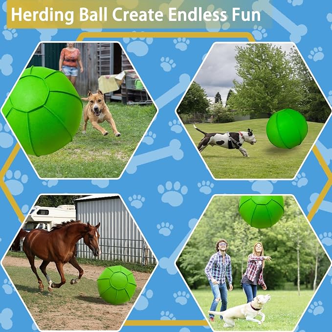 Herding Ball for Dogs, Dual Layered Herding Dog Ball Set for Australian Shepherd - Image 4