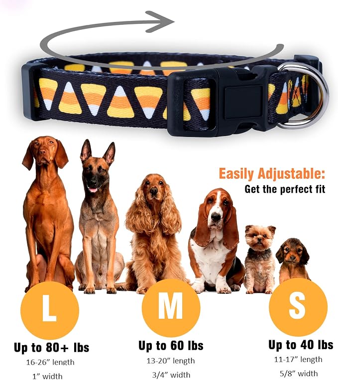 Native Pup Halloween Dog Collar- Spooky Fall Themed Horror Costume Collars- - Image 3