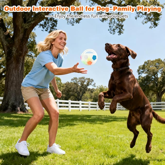 Dog Calming Ball with Handle, Interactive Ball - Image 5