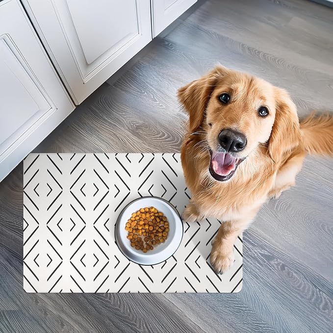 NALALAS Large Dog Mat for Food and Water, Cat Feeding Mat | Large Waterproof - Image 5