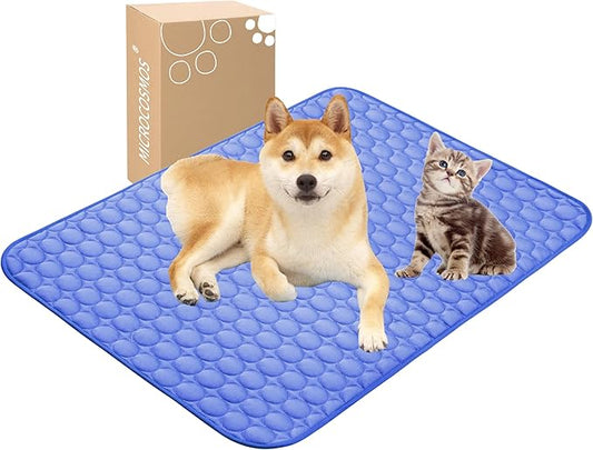 MICROCOSMOS Summer Cooling Mat & Sleeping Pad- Water Absorption Top, Easy Carry by MICROCOSMOS