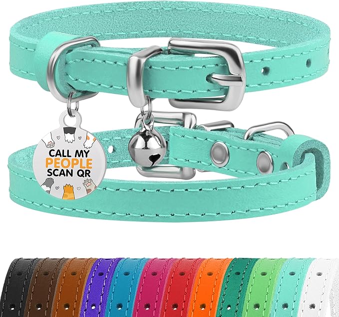 BRONZEDOG Leather Cat Collar by BRONZEDOG