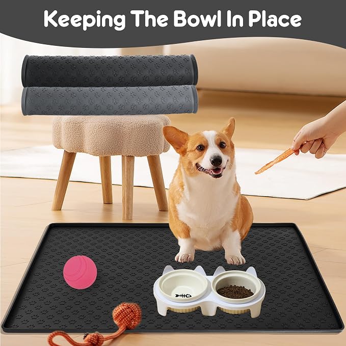 Silicone Dog Dish Mat for Food and Water - Image 8