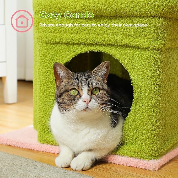 PEQULTI Cat Tree Flower Cat Tower - Image 7