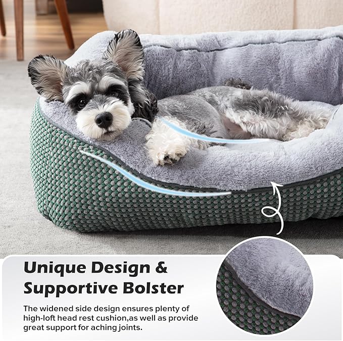 INVENHO Large Dog Beds Large Sized, Washable Orthopedic Warming Soft Sleeping - Image 4