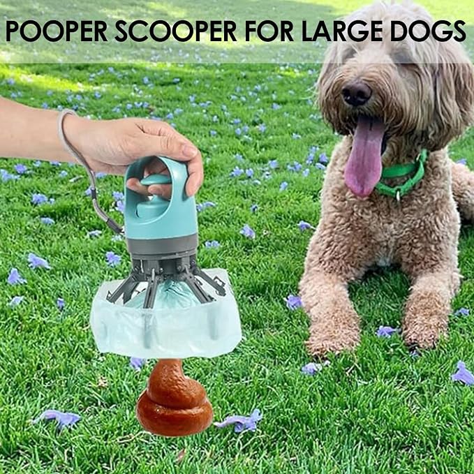 Pooper Scooper for Dog, Portable Dog Poop Holder - Image 2