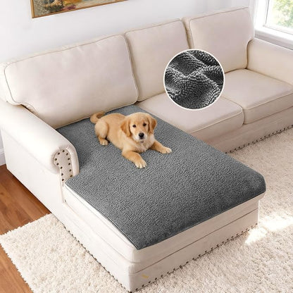 H.VERSAILTEX Non Slip Pet Couch Cover Chenille Dog Bed Protector Thick Soft by HVERSAILTEX