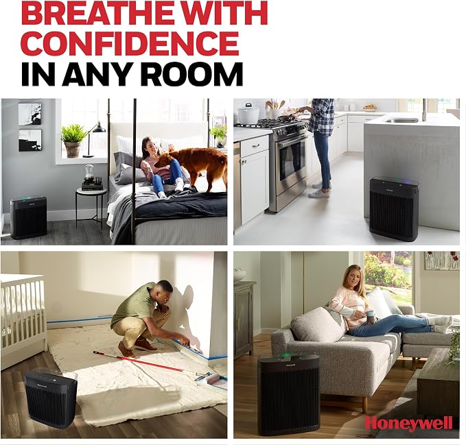 Honeywell HEPA Air Purifier for Home, 1733 Ft² Rooms in 1 hour, Air Quality - Image 7
