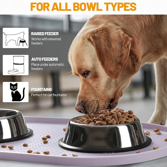 Hubulk 100% Waterproof Silicone Pet Feeding Mat - Image 6
