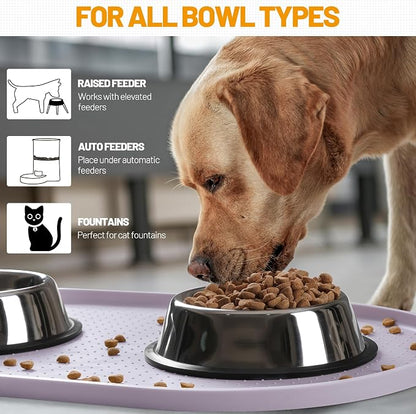 Hubulk 100% Waterproof Silicone Pet Feeding Mat - Image 6