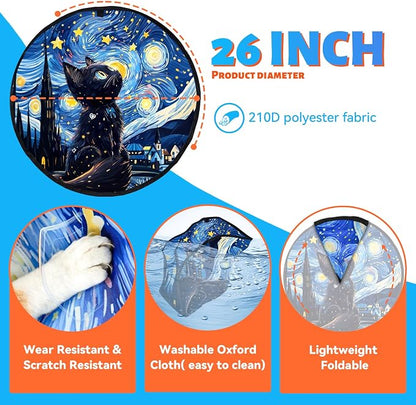 ORSDA Cat Toys Pouch, Cat Toys for Indoor Cats Hide and Seek Mat Suitable for - Image 4