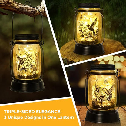 Solar Lanterns Outdoor Garden Decor Valentine's Day Gifts - Image 2