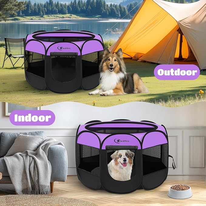 Large Dog Playpen, Puppy Pet Playpen Indoor, Dogs Tent Crates Cage - Image 4
