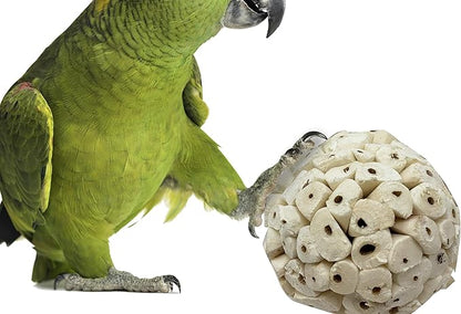Bonka Bird Toys 1214 Pk3 All-Natural Sola Atta Balls, Soft and Lightweight Chew - Image 2