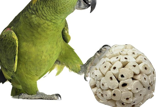 Bonka Bird Toys 1214 Pk3 All-Natural Sola Atta Balls, Soft and Lightweight Chew - Image 2