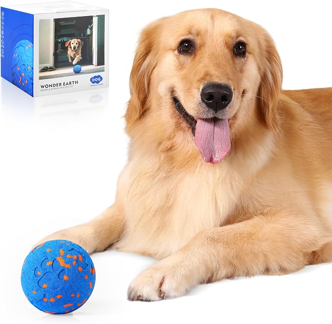 Smart Interactive Dog Toys, Vibrating Dog Ball, Electric Dog Chew Toys by PawBuddies
