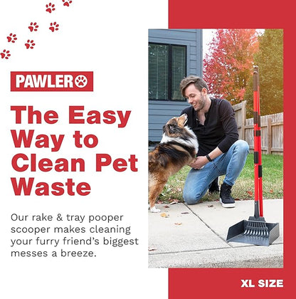 Pooper Scooper for Large Dogs, Small Dogs and Horses, Metal Poop Scooper Set - Image 2