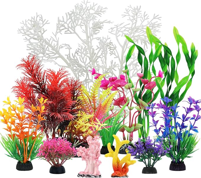 Aquarium Decorations Plants by QUOZUO
