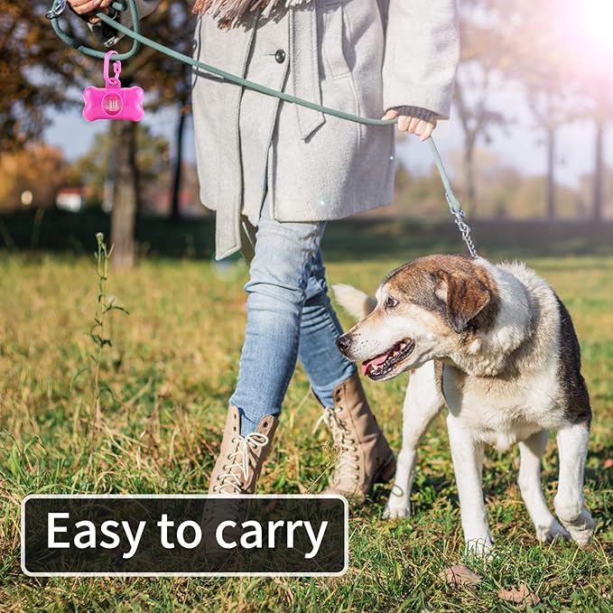 10 Pack Bone Shaped Poop Bag Dispenser Pet Waste Disposal Bag Dispenser - Image 3