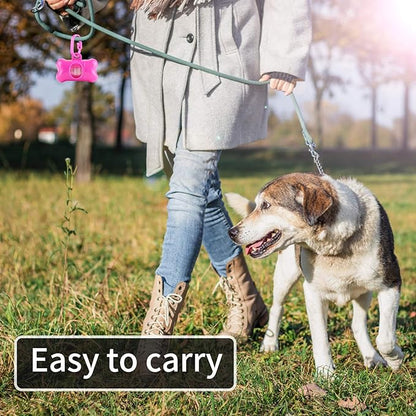 10 Pack Bone Shaped Poop Bag Dispenser Pet Waste Disposal Bag Dispenser - Image 3