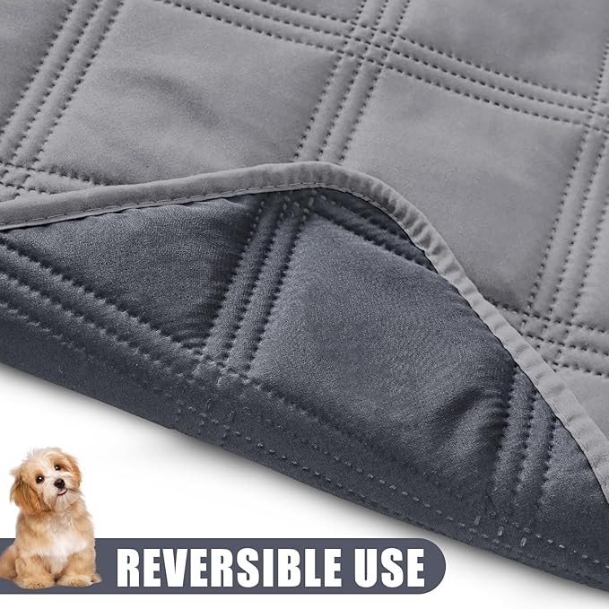 Smiry Waterproof Dog Bed Cover Blanket 30x53, Soft Reversible Pet Blanket - Image 3